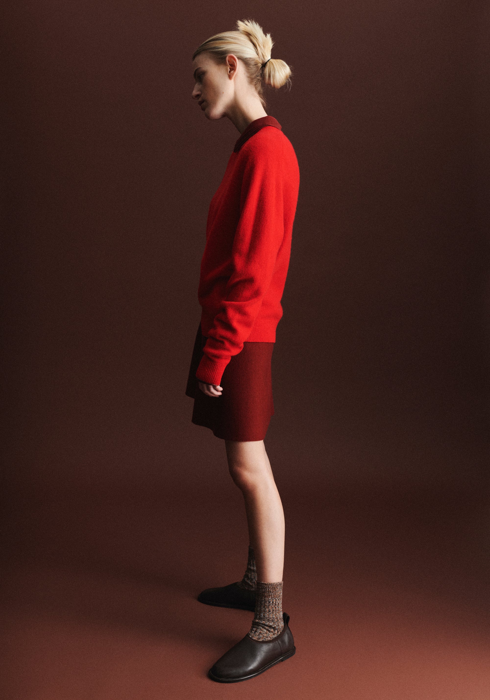 Pulover din lână - Signal Red