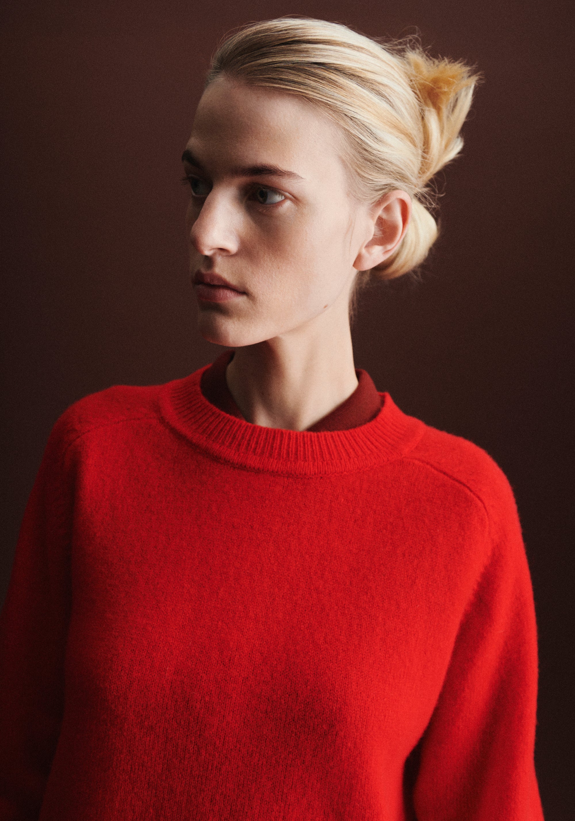 Pulover din lână - Signal Red