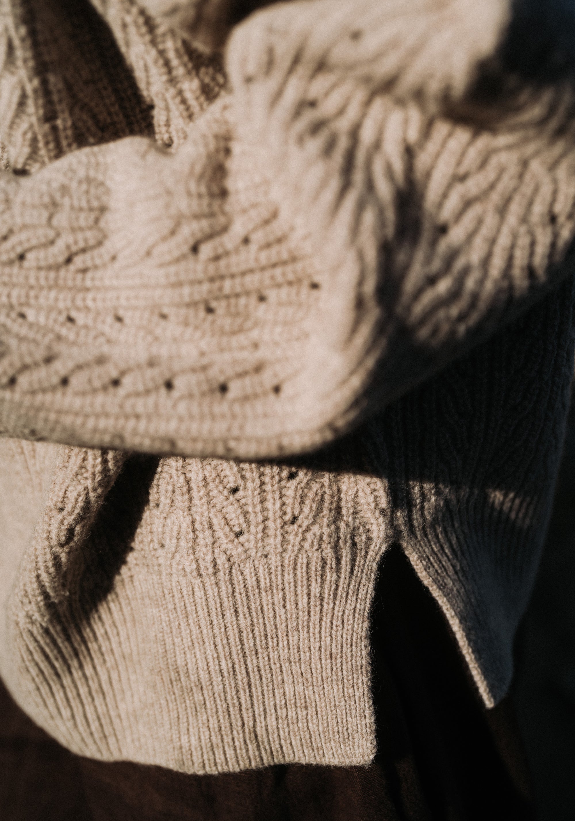 Pulover din lână - Structure Oat Melange