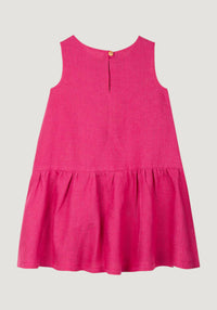 Rochie din in - Magenta Defaut Title