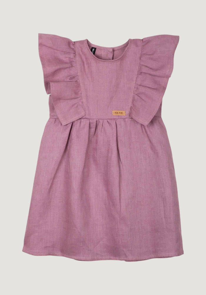 Rochie din in - Mauve Defaut Title