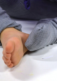 Jumpsuit cu şosete din lână merinos - Basic Grey Joha HipHip.ro