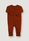 Salopetă cu șosete lână merinos - Basic Russet 50