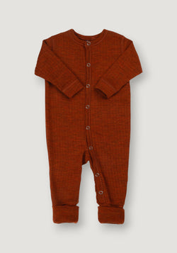 Salopetă cu șosete lână merinos - Basic Russet 50