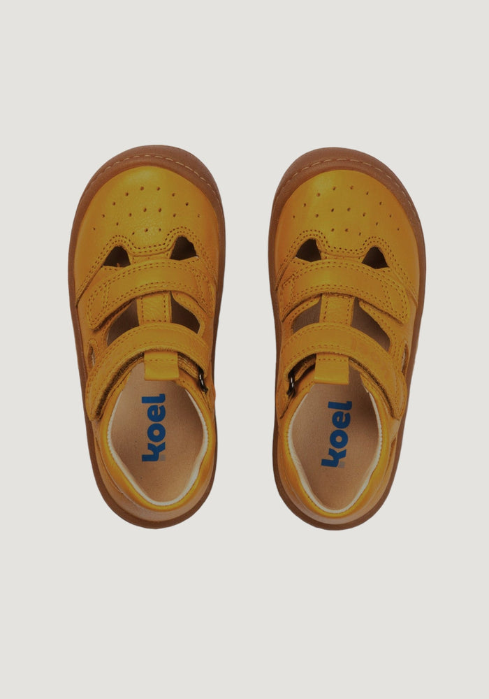 Sandale Barefoot din piele - Bep Yellow Koel HipHip.ro