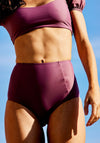 Slip baie femei protecție UV - Leandra Pourpre