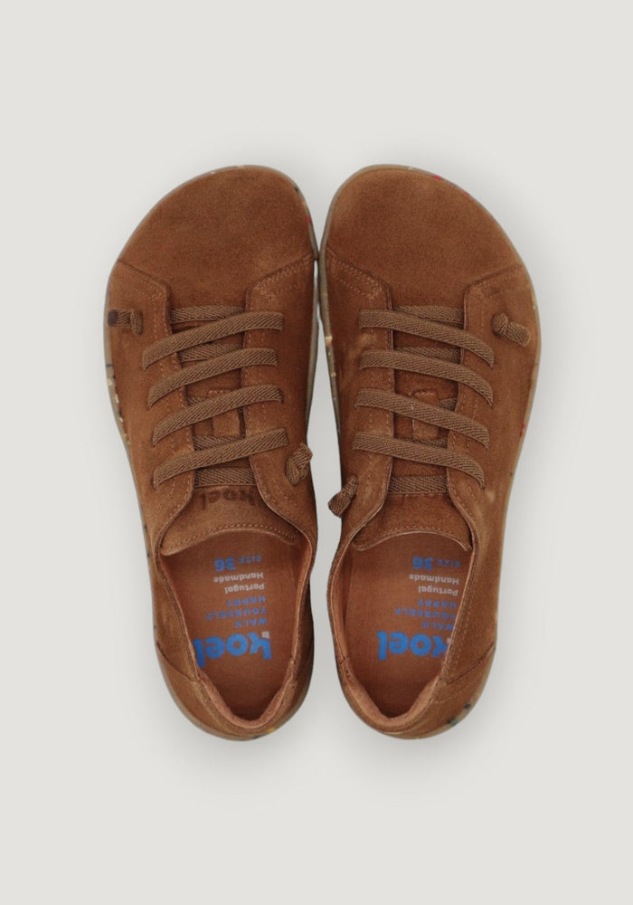 Sneakers Barefoot adulți din piele - Izzie Cognac Koel HipHip.ro