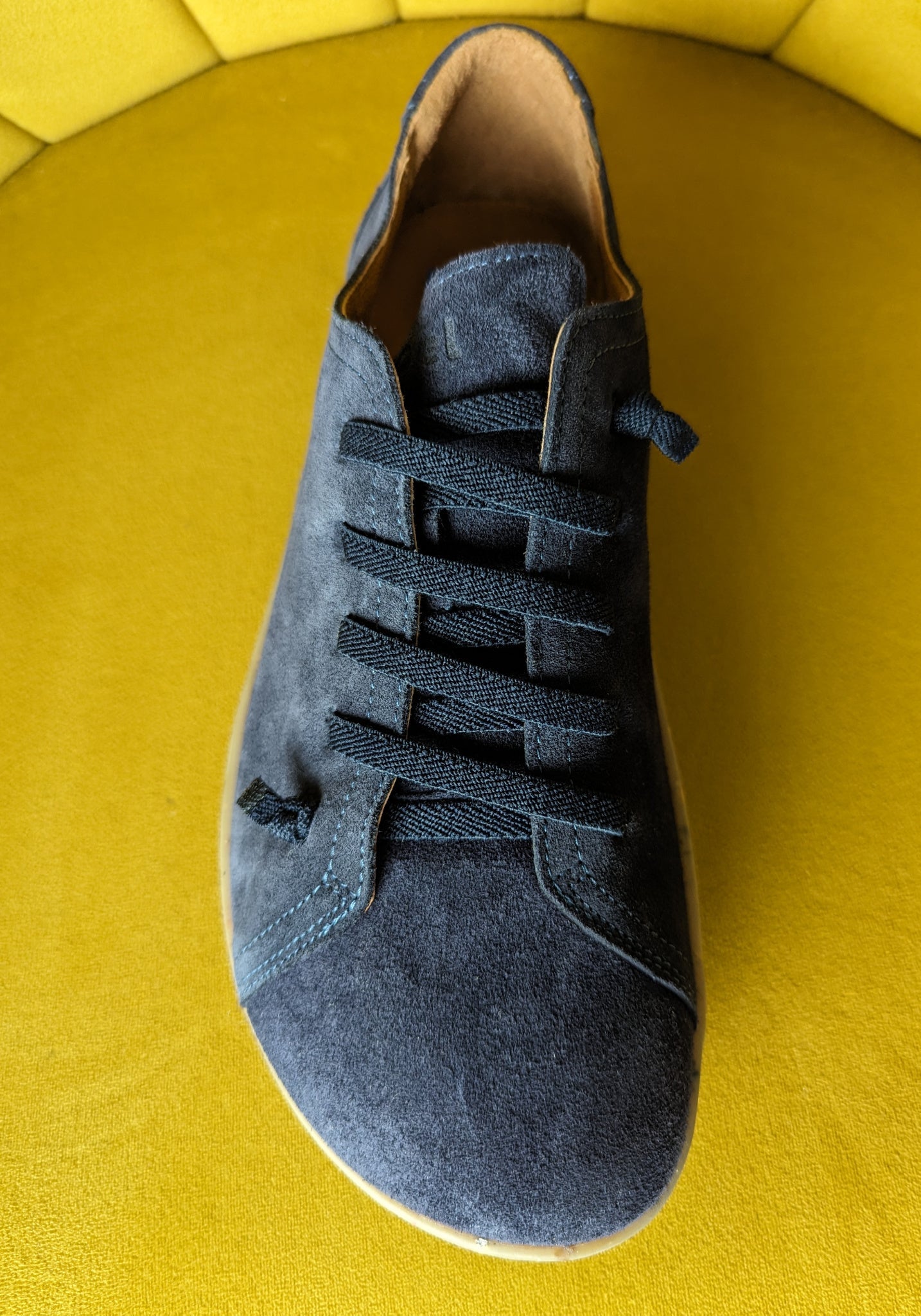 Sneakers Barefoot adulți din piele - Izzie Navy Koel HipHip.ro