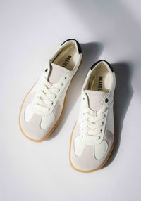 Sneakers Barefoot femei din piele - White