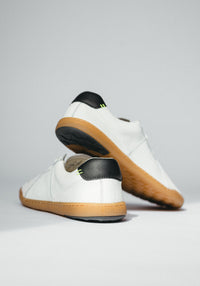 Sneakers Barefoot femei din piele - White