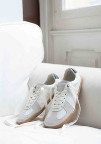 Sneakers Barefoot femei din piele - White