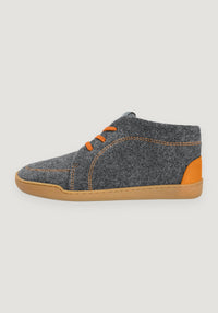 Sneakers Barefoot din lână - Zero Wooler Dark Grey Baabuk HipHip.ro