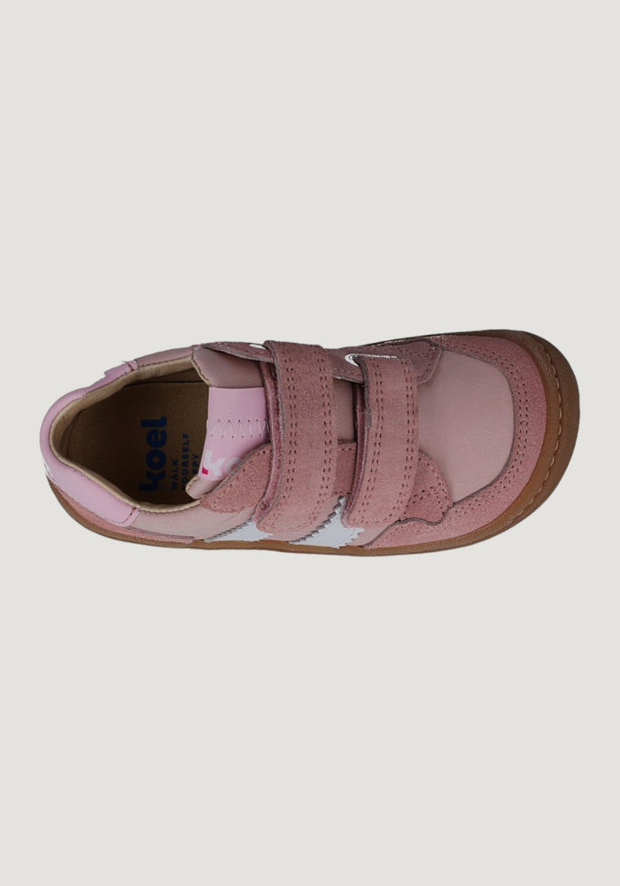Sneakers Barefoot din piele - Bali Pink Koel HipHip.ro