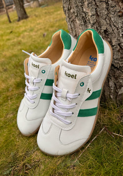 Sneakers Barefoot femei din piele - Ila Offwhite Koel HipHip.ro