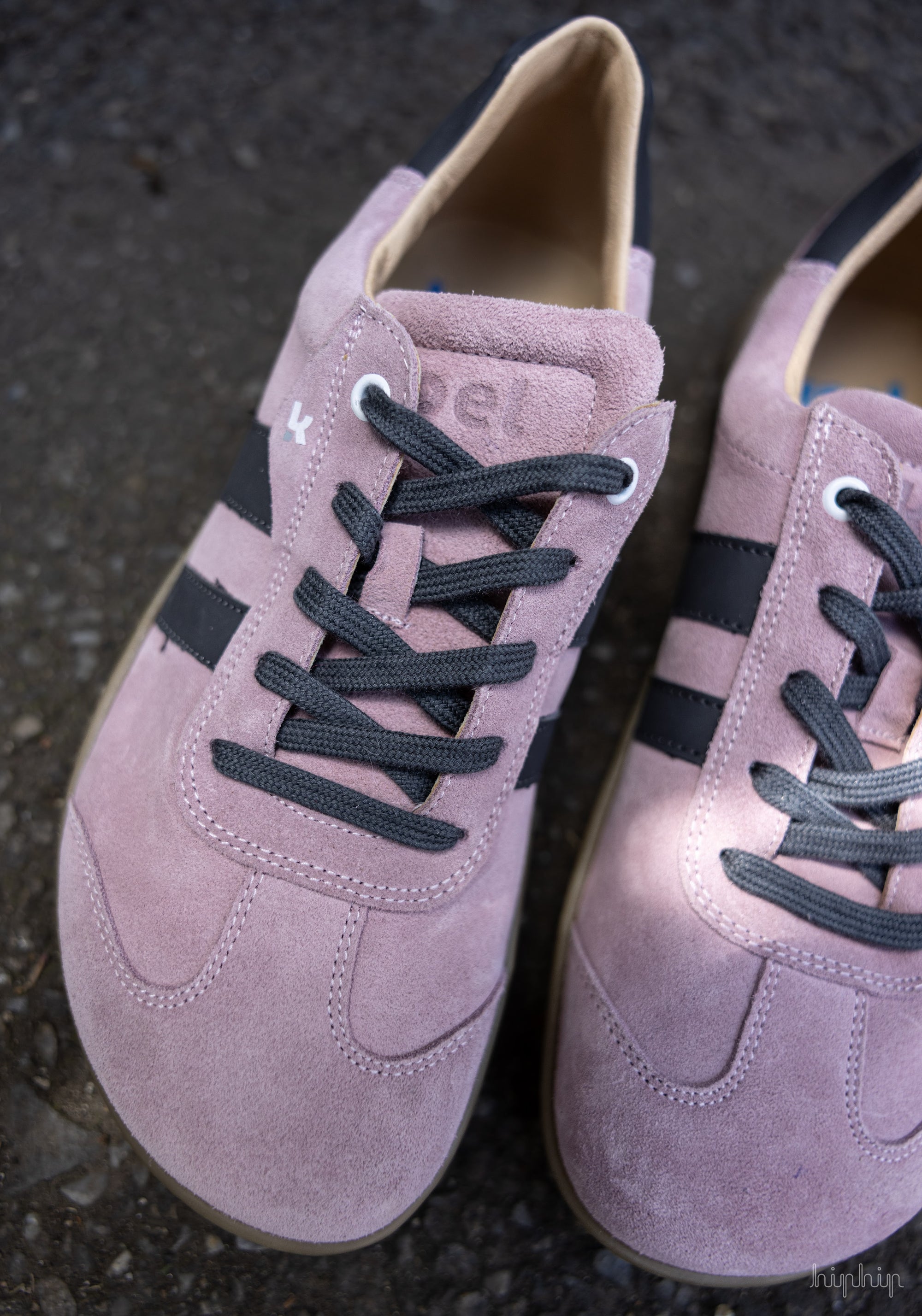 Sneakers Barefoot femei din piele - Ila Pink