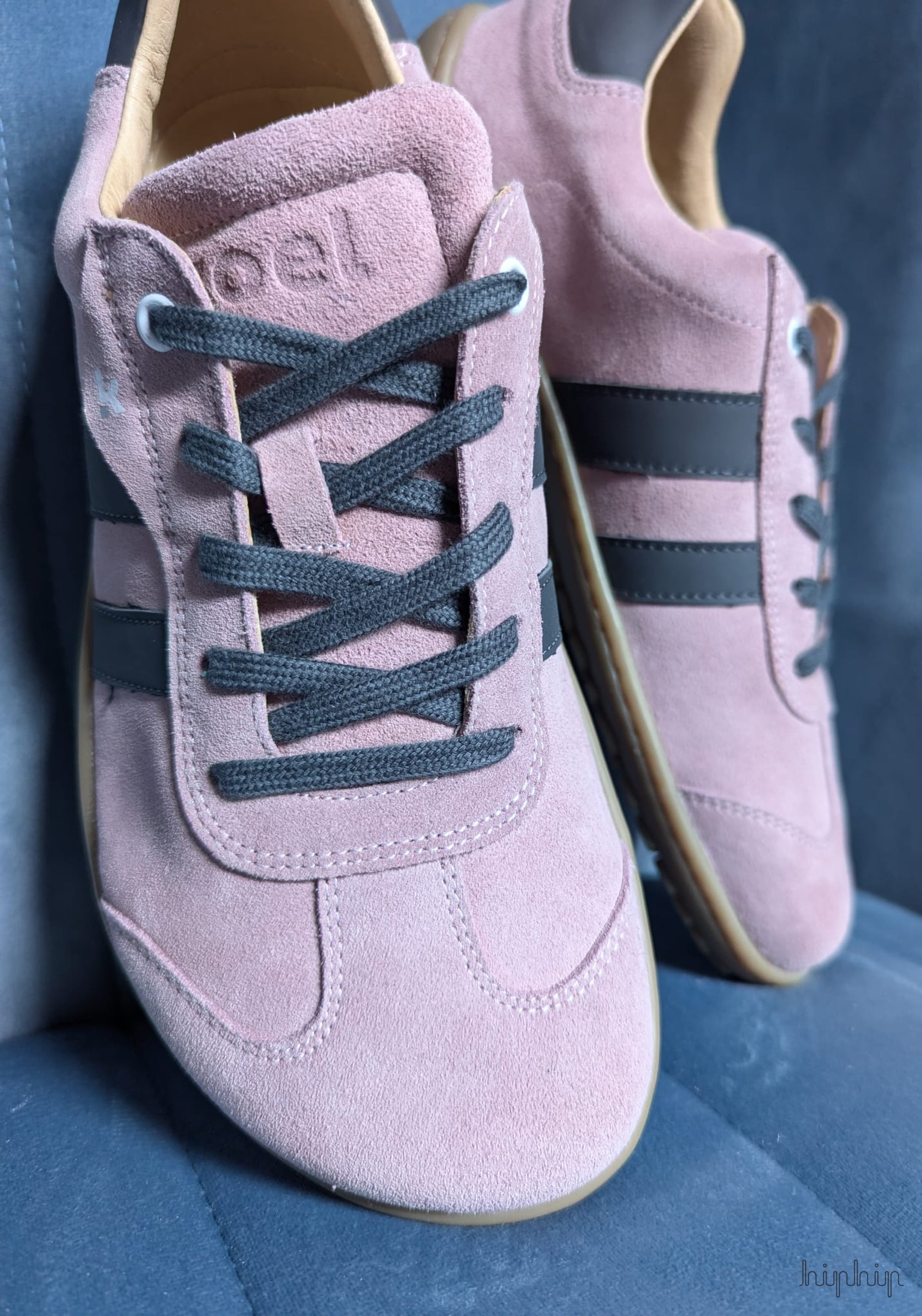 Sneakers Barefoot femei din piele - Ila Pink
