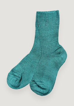 Șosete chunky lână - Petrol Hirsch Natur HipHip.ro