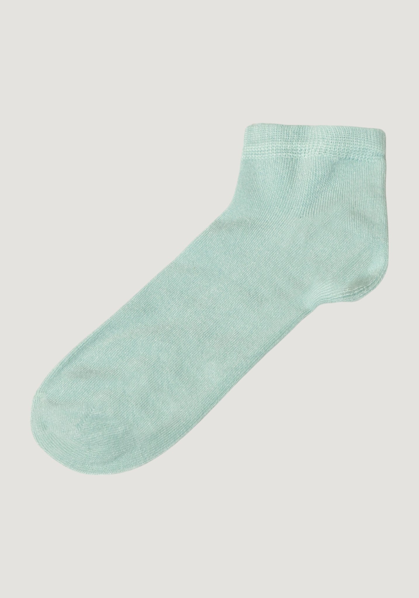 Șosete Rib extrafine din bambus (copii și femei) - Footie Mint