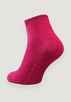 Șosete Yoga femei din lână merinos și mătase - Elia Raspberry Hirsch Sport HipHip.ro