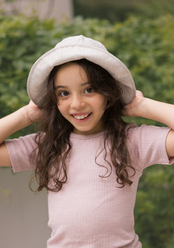 Tricou seamless din lână merinos, mătase și bumbac - Dusty Rose