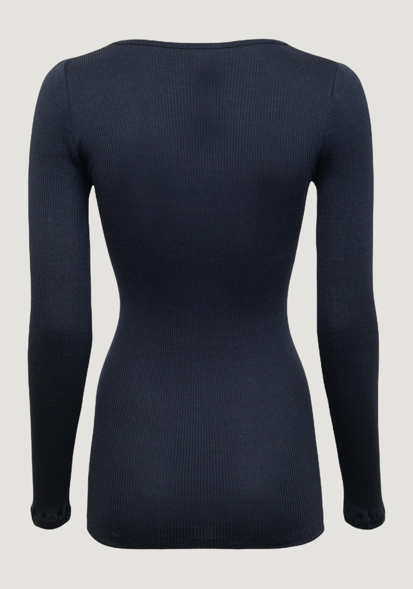 Bluza femei seamless din mătase - Gerda Dark Blue Minimalisma HipHip.ro