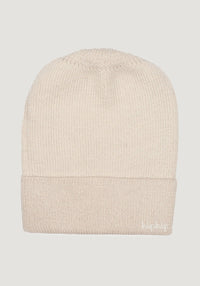 Căciulă adulți baby alpaca - Classic Rib White De Colores HipHip.ro