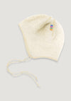 Căciulă fleece din lână merinos - White Joha HipHip.ro