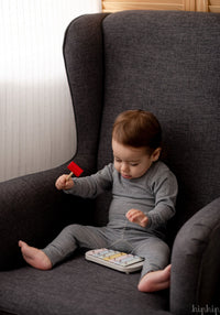 Colanți lână merinos - Basic Grey Joha HipHip.ro