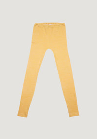 Colanți seamless din lână, mătase și bumbac - Yellow Melange Cosilana HipHip.ro