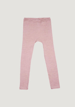 Colanți seamless din lână merinos și mătase - Rose Melange Cosilana HipHip.ro