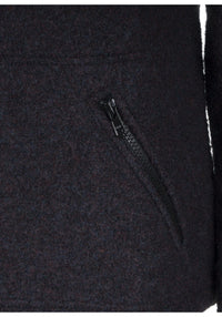 Jachetă femei W300 din lână fiartă - Jula Anthracite Mufflon HipHip.ro