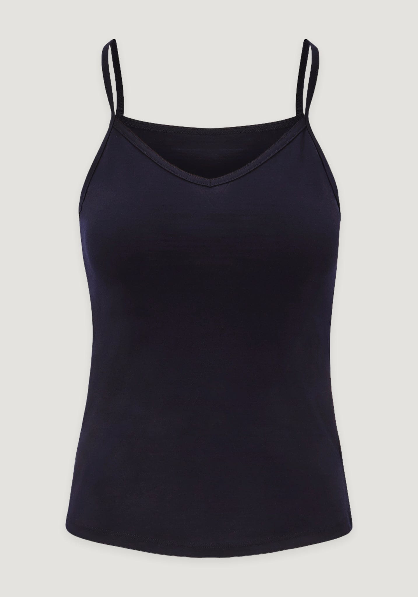 Maiou femei Chemise din lână merinos super fină - Ever Cami Midnight Smalls HipHip.ro