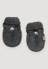 Mănuși fleece din lână merinos - Dark Grey Joha HipHip.ro