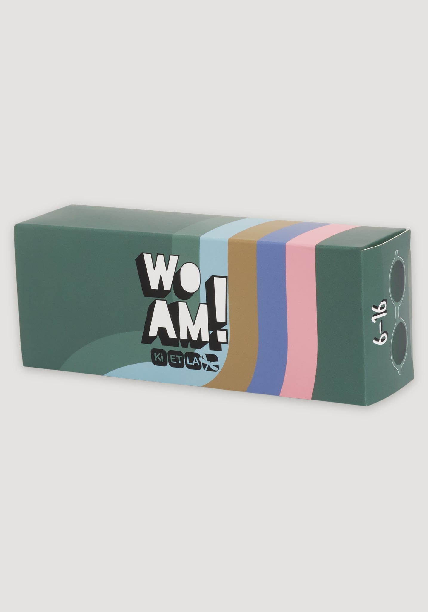 Ochelari de soare 6 ani - Adult - Woam Bottle Green Ki ET LA HipHip.ro