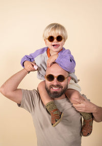 Ochelari de soare 6 ani - Adult - Woam Brown Ki ET LA HipHip.ro