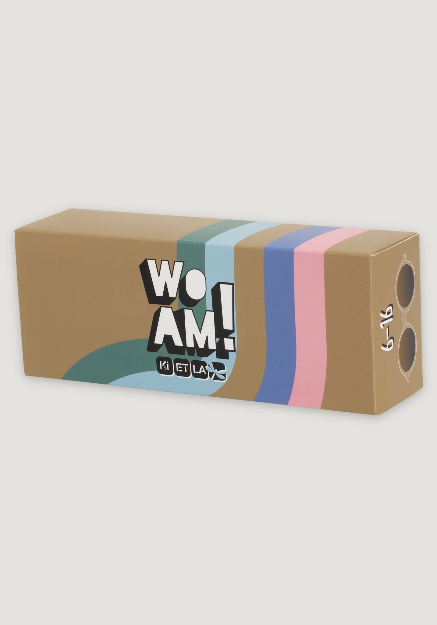 Ochelari de soare 6 ani - Adult - Woam Brown Ki ET LA HipHip.ro