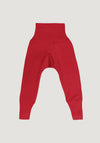 Pantaloni comozi seamless din lână merinos și mătase - Red Cosilana HipHip.ro