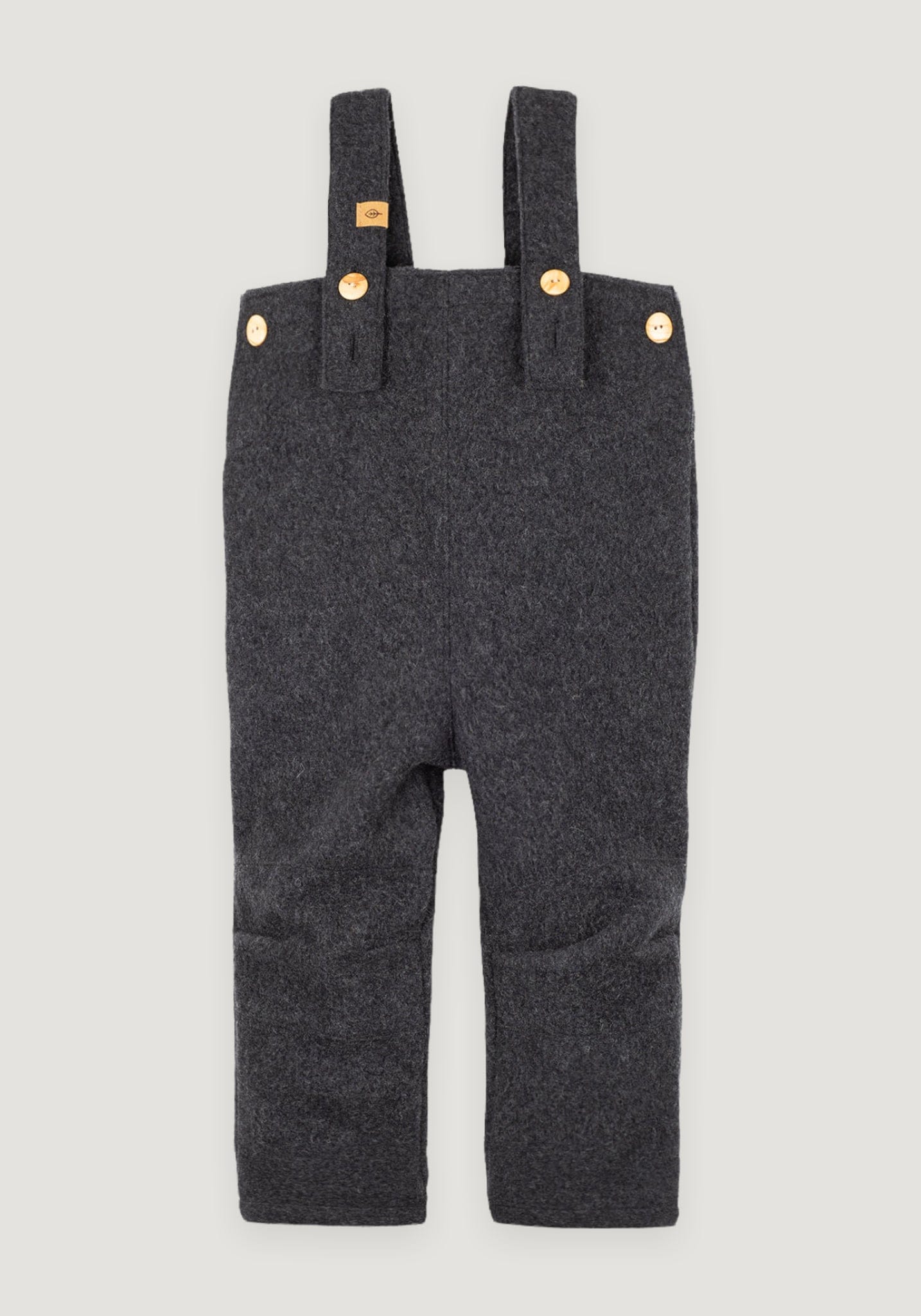 Pantaloni din lână fiartă reciclată - Anthracite Pure Pure HipHip.ro