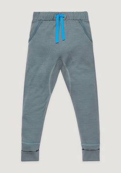 Pantaloni lână merinos super fină - 24/7 Denim Blue Smalls HipHip.ro