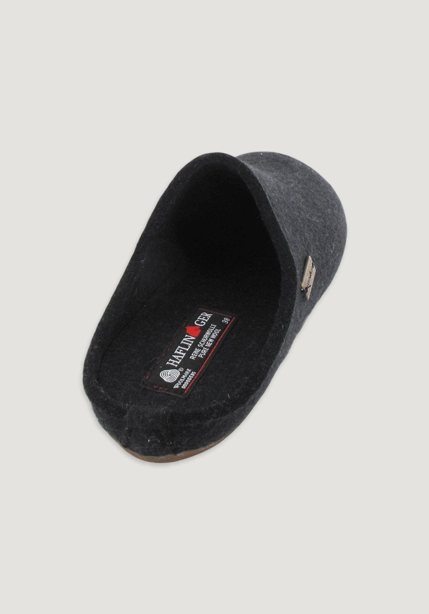 Papuci adulți lână - Fundus Graphite Haflinger HipHip.ro