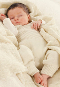 Pătură bebeluși din lână merinos - Natural Disana HipHip.ro