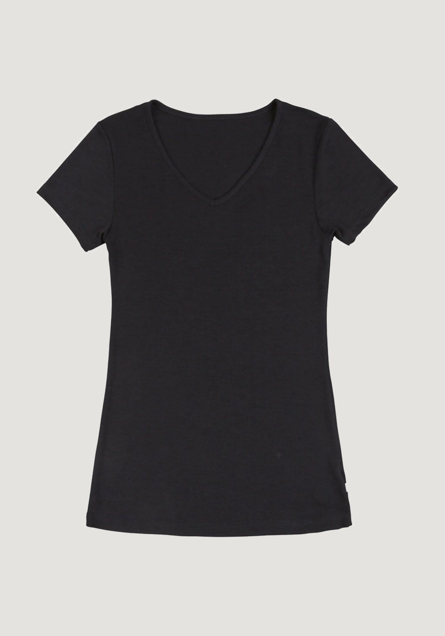 Tricou femei din lână merinos și mătase - Sara Black Joha Woman HipHip.ro