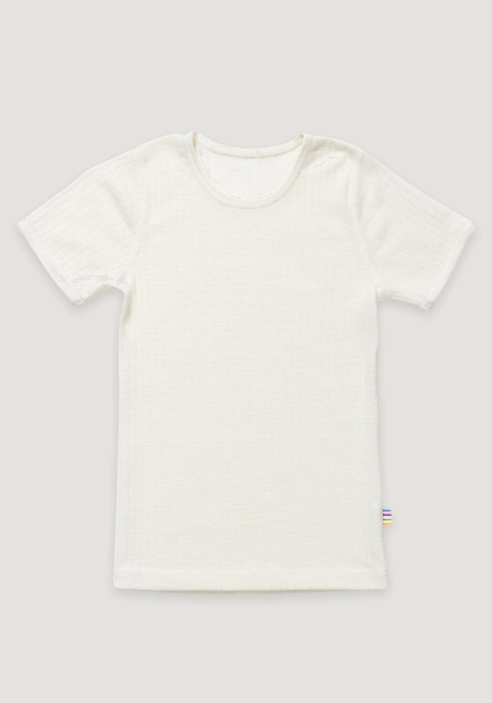 Tricou lână merinos - Basic White Joha HipHip.ro