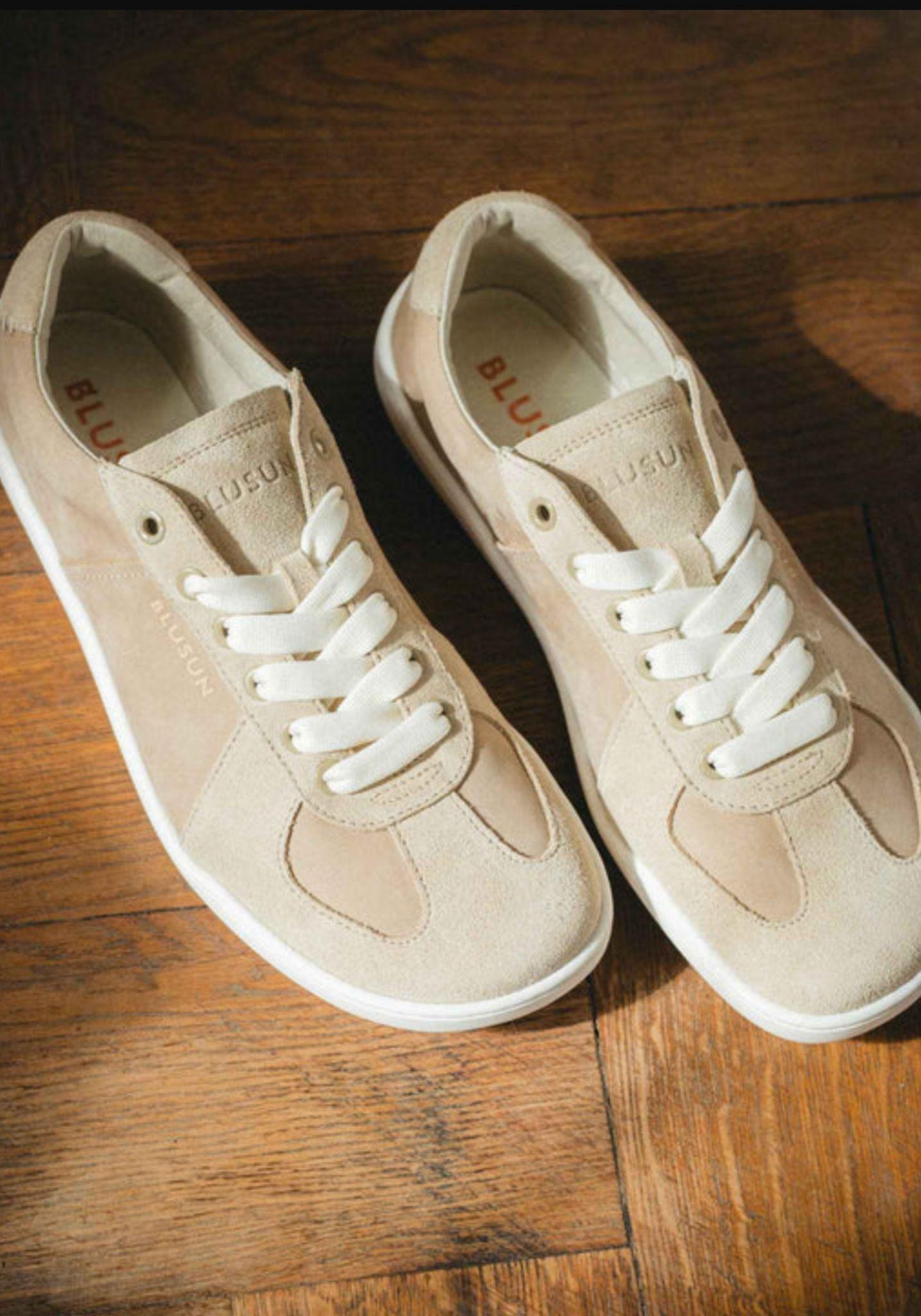 Sneakers Barefoot din piele - Light Beige