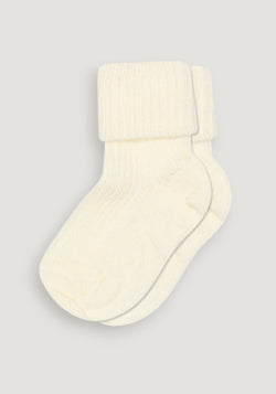Șosete extrafine lână merinos - Turn Down Snow White