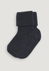 Șosete extrafine lână merinos - Turn Down Navy
