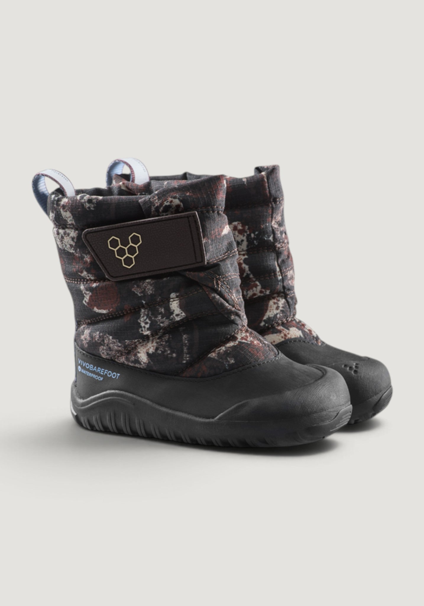 Cizme Barefoot impermeabile - Tracker Boot AT Toddlers Mole Print