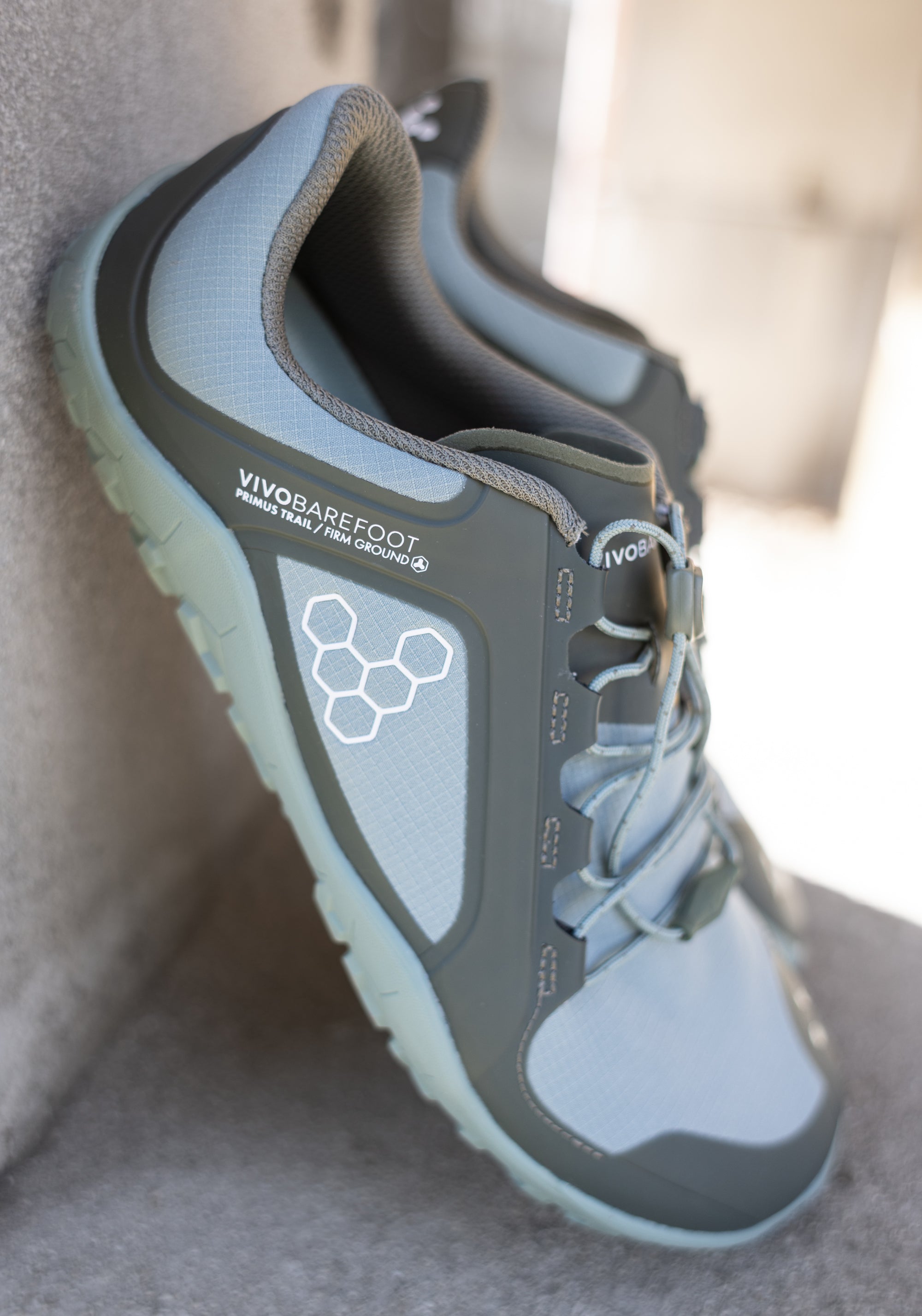 Pantofi drumeție Barefoot - Primus Trail III All Weather FG Men Moss