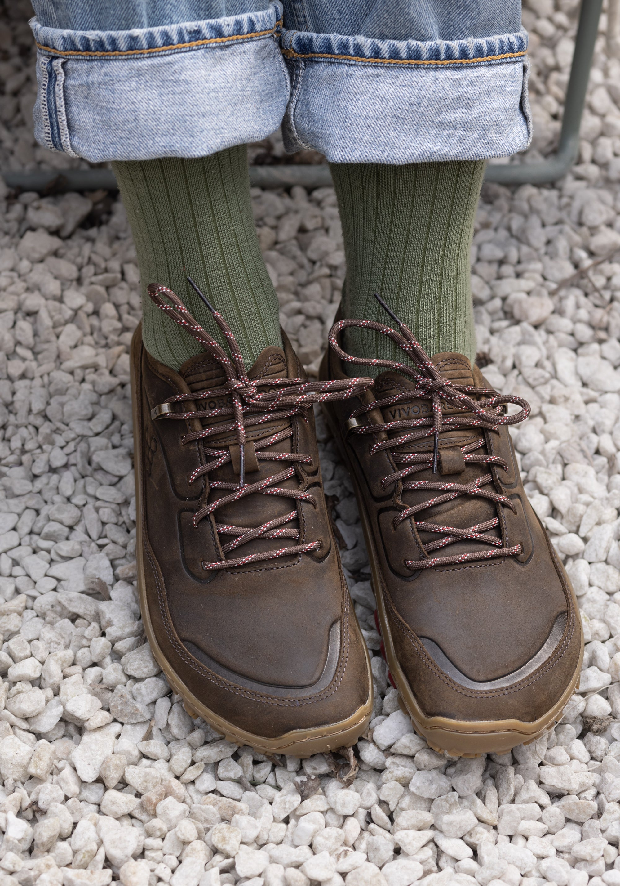 Pantofi drumeție Barefoot din piele - Tracker Leather AT Low II Women Bracken