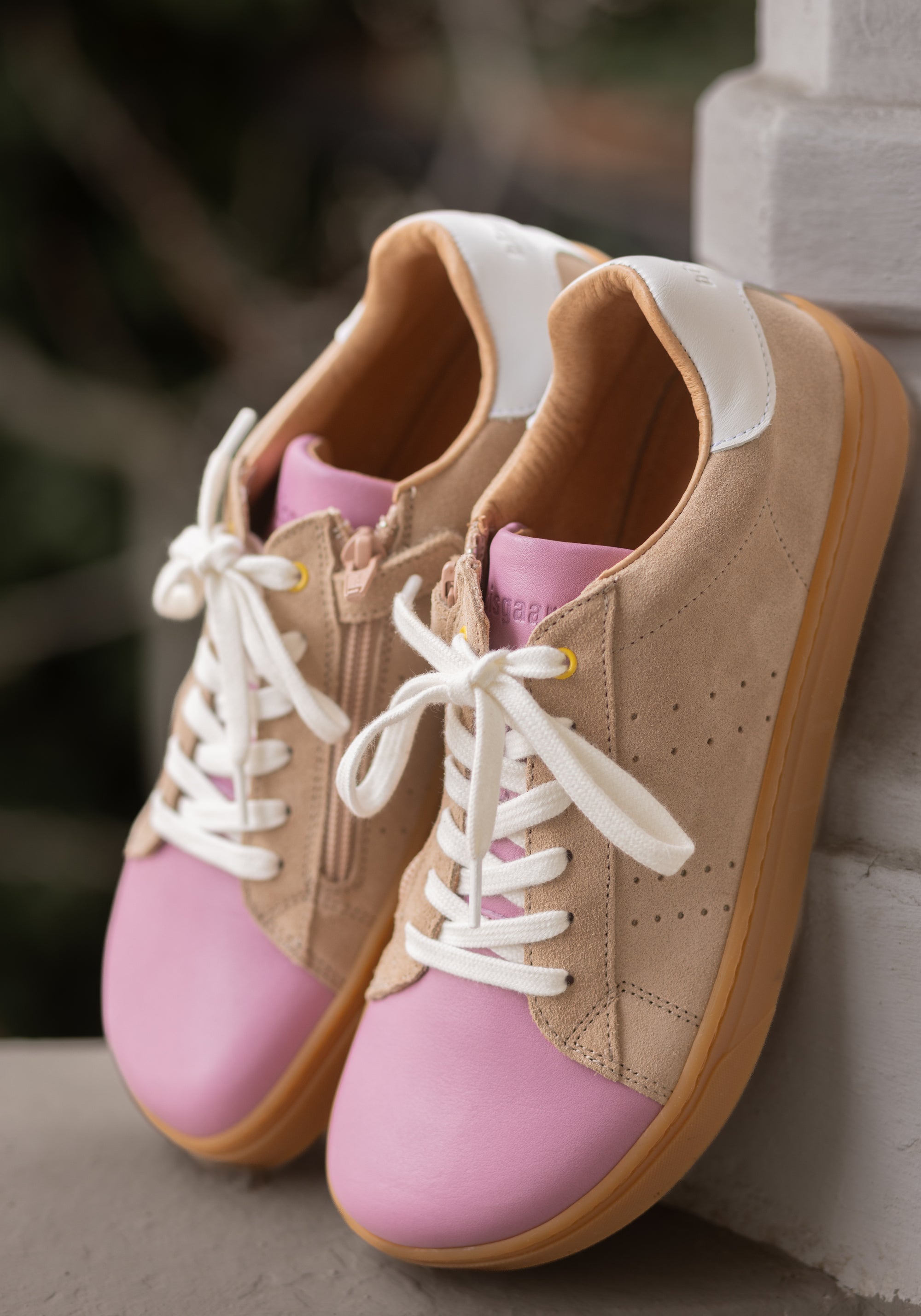 Sneakers Barefoot din piele - Raymond Light Rose